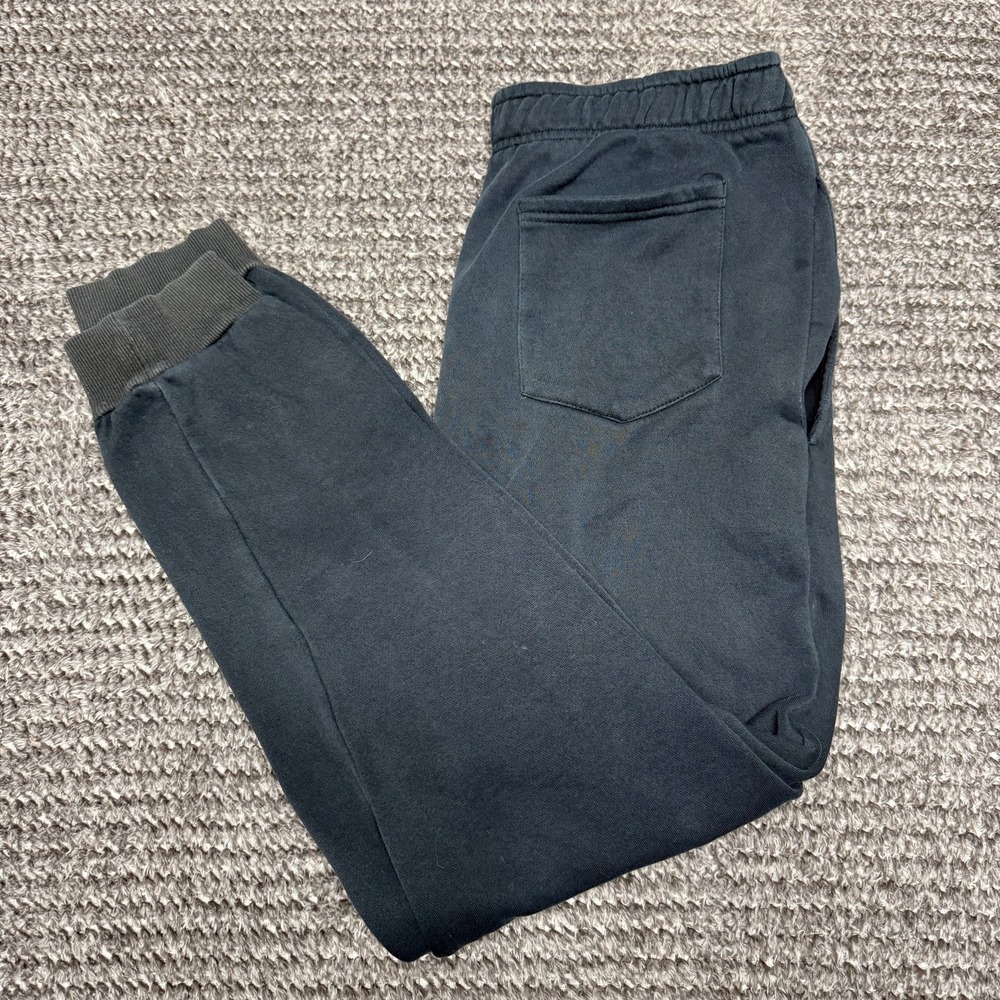 49ers Mens Joggers Sweatpants M Charcoal Gray NFL Team Logo Athletic Cuffed